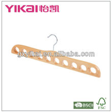 natural wooden scarf hanger